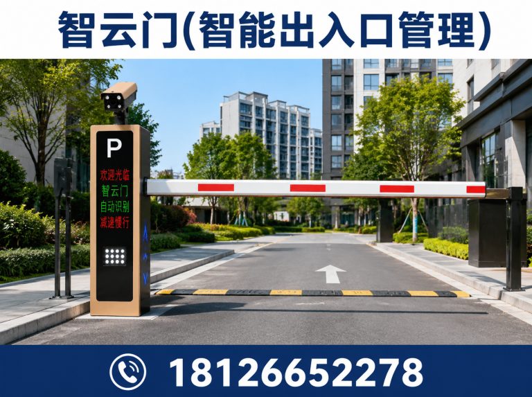 高明区智能出入口管理展示图
